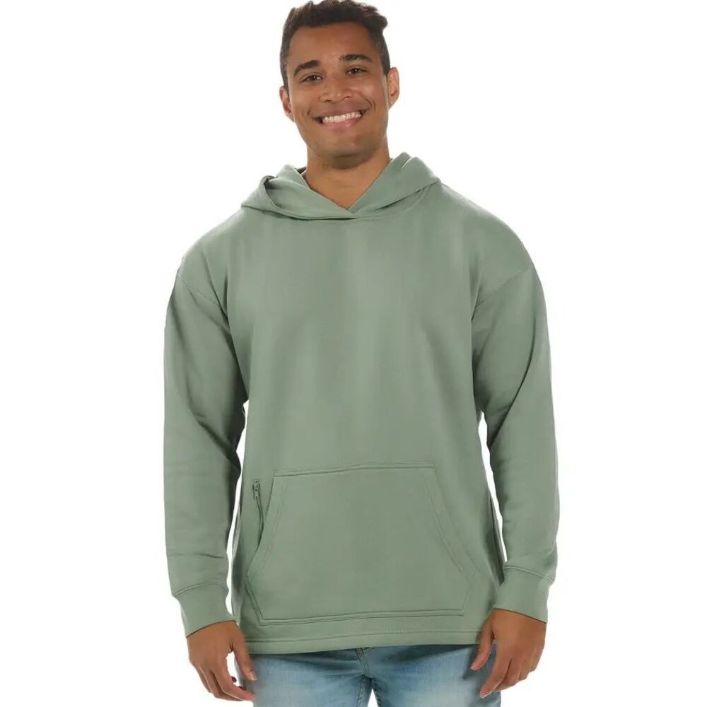 UNISEX LONG SLEEVE HOODIE Green Earth